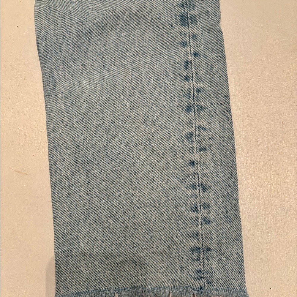 Zara Light Blue High Rise Women's Jeans - Picture 6 of 7